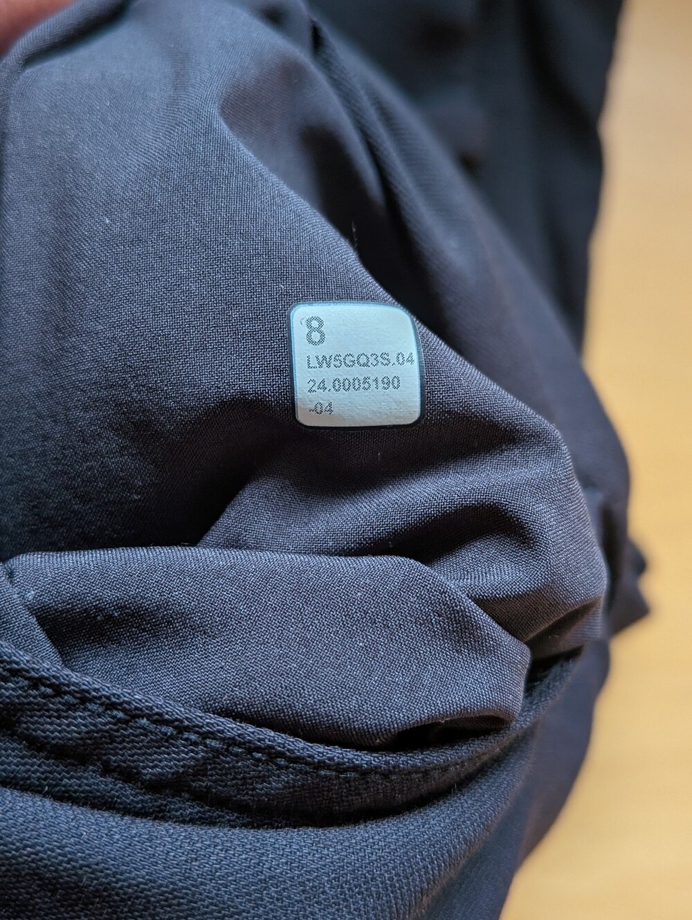 Lululemon Pleat-Front High-Rise Trouser *Regular Size 8 Black Pockets Fly Front - Picture 12 of 16